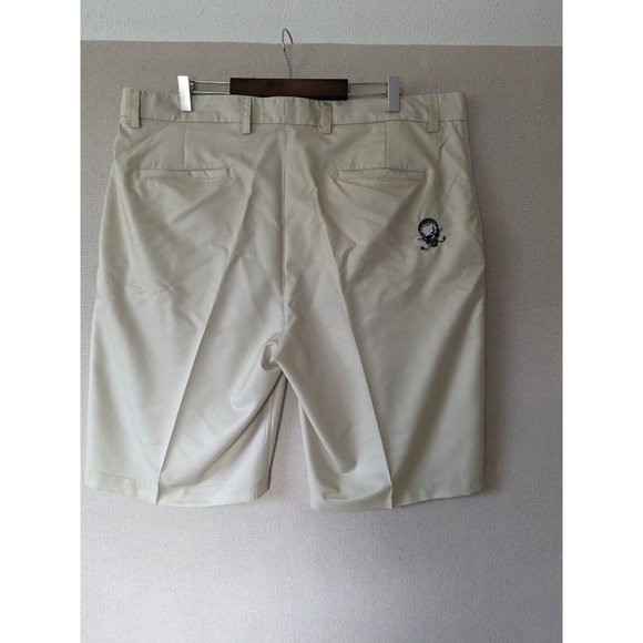 Tattoo Golf OB Shorts Size 40 Beige Solid Performance Outdoors Pockets - Picture 3 of 9